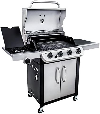 Char-Broil Convective 440 S Grill Gazowy z 4 Palnikami, Żeliwnymi Rusztami, Palnikami Ze Stali Nierdzewnej - Idealny do Gotowania na Zewnątrz, do Ogrodu i na Patio
