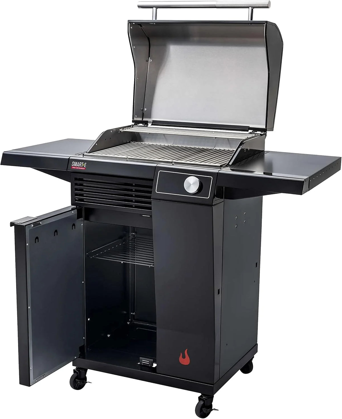 Char-Broil Grill Elektryczny SMART-E - Grill z E-POWER 90-370°C, precyzyjna kontrola temperatury, funkcja czyszczenia - Idealny do gotowania na świeżym powietrzu, w ogrodzie i na patio