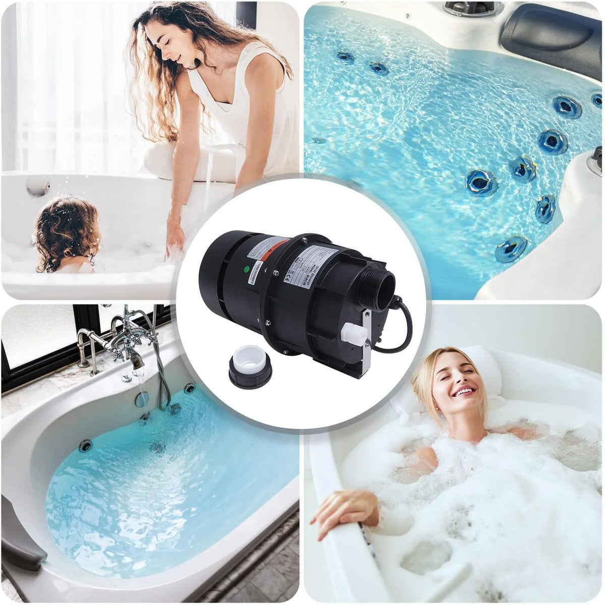 AQUADE Dmuchawa powietrza do jacuzzi, 700 W, 276 x 168 x 177 mm