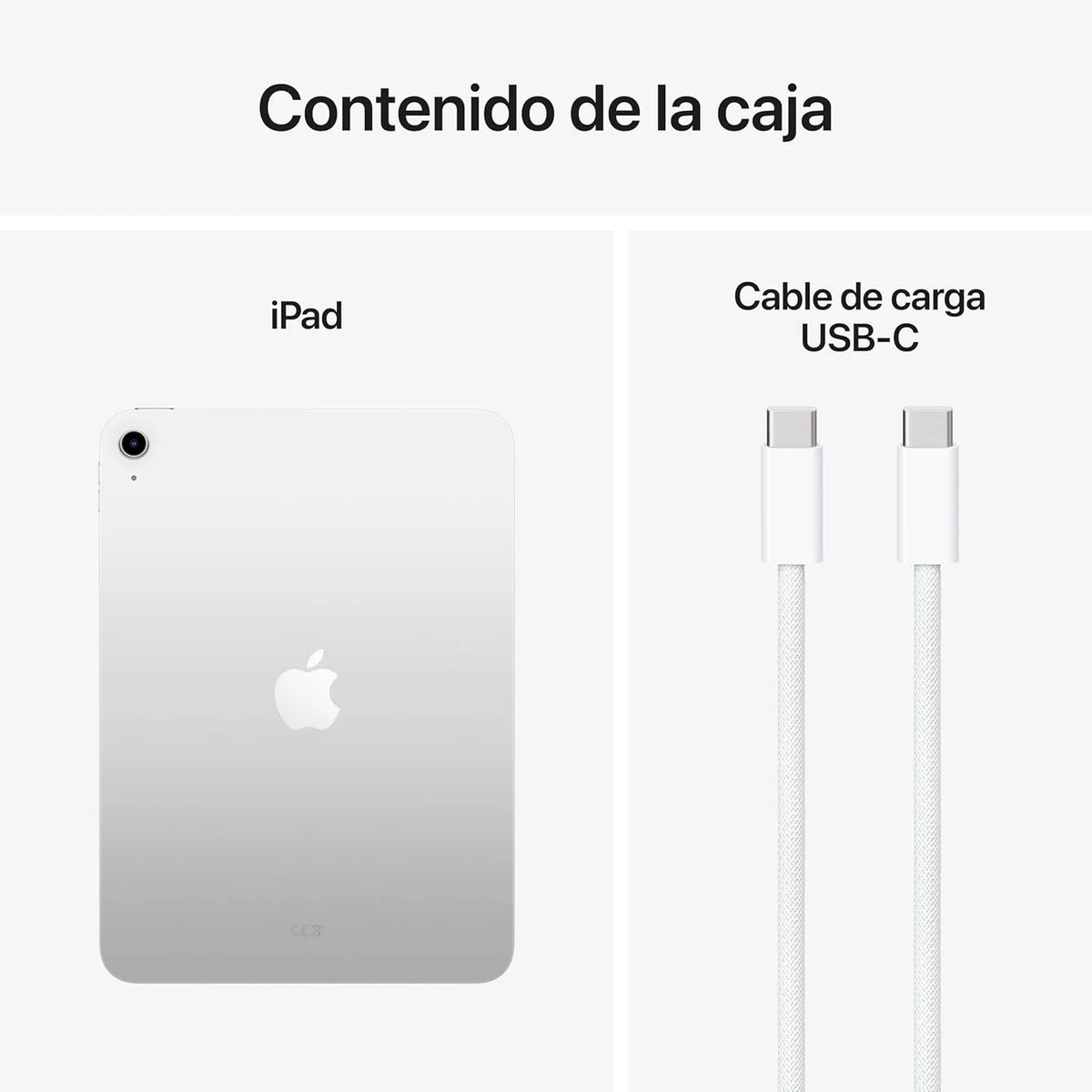 iPad 11 cali: Chip A16, model 11 cali, wyświetlacz Liquid Retina, 128 GB, Wi-Fi 6, aparat przedni i tylny 12 MP, Touch ID, bateria na cały dzień – srebrny