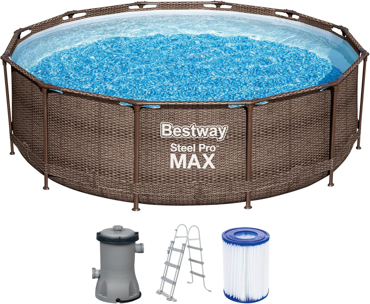 Bestway Basen Rozporowy Steel Pro Max Deluxe 366x100 cm 56709