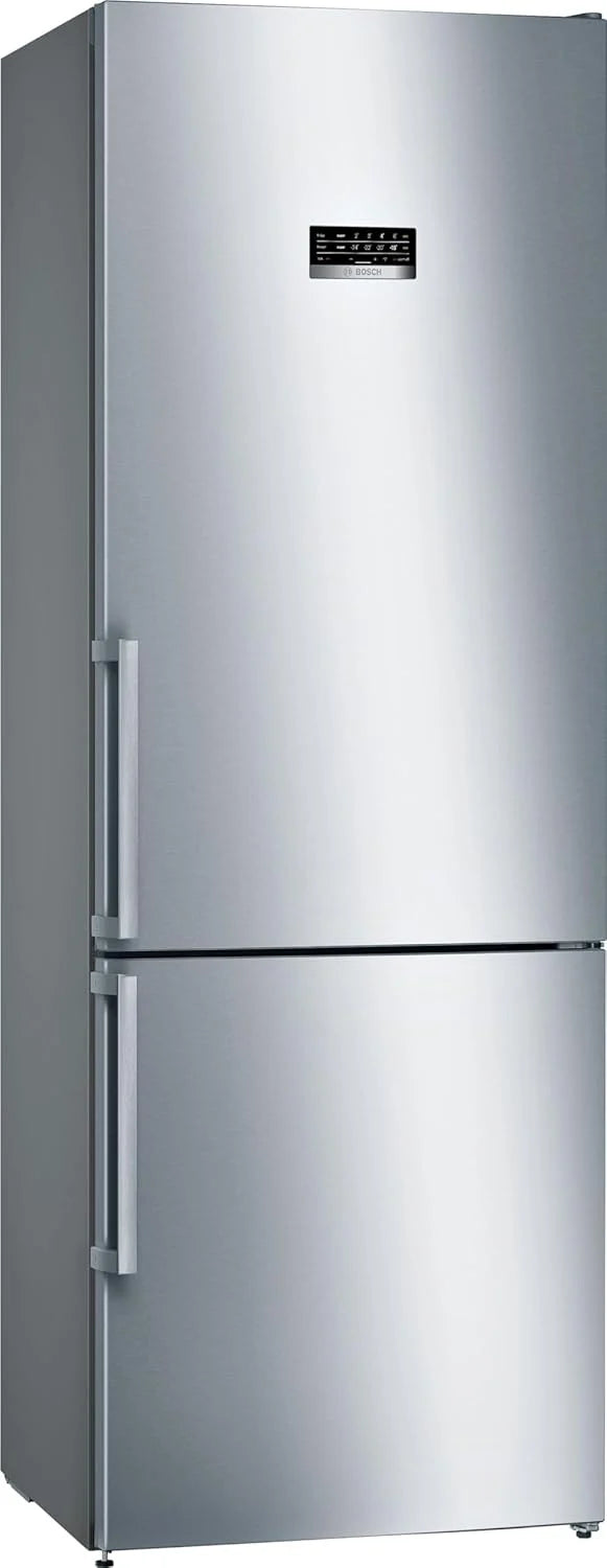 Bosch Serie 4 - Lodówko-zamrażarka, NoFrost, 203 x 70 cm, 438 L, VitaFresh, biała - KGN49XIDQ