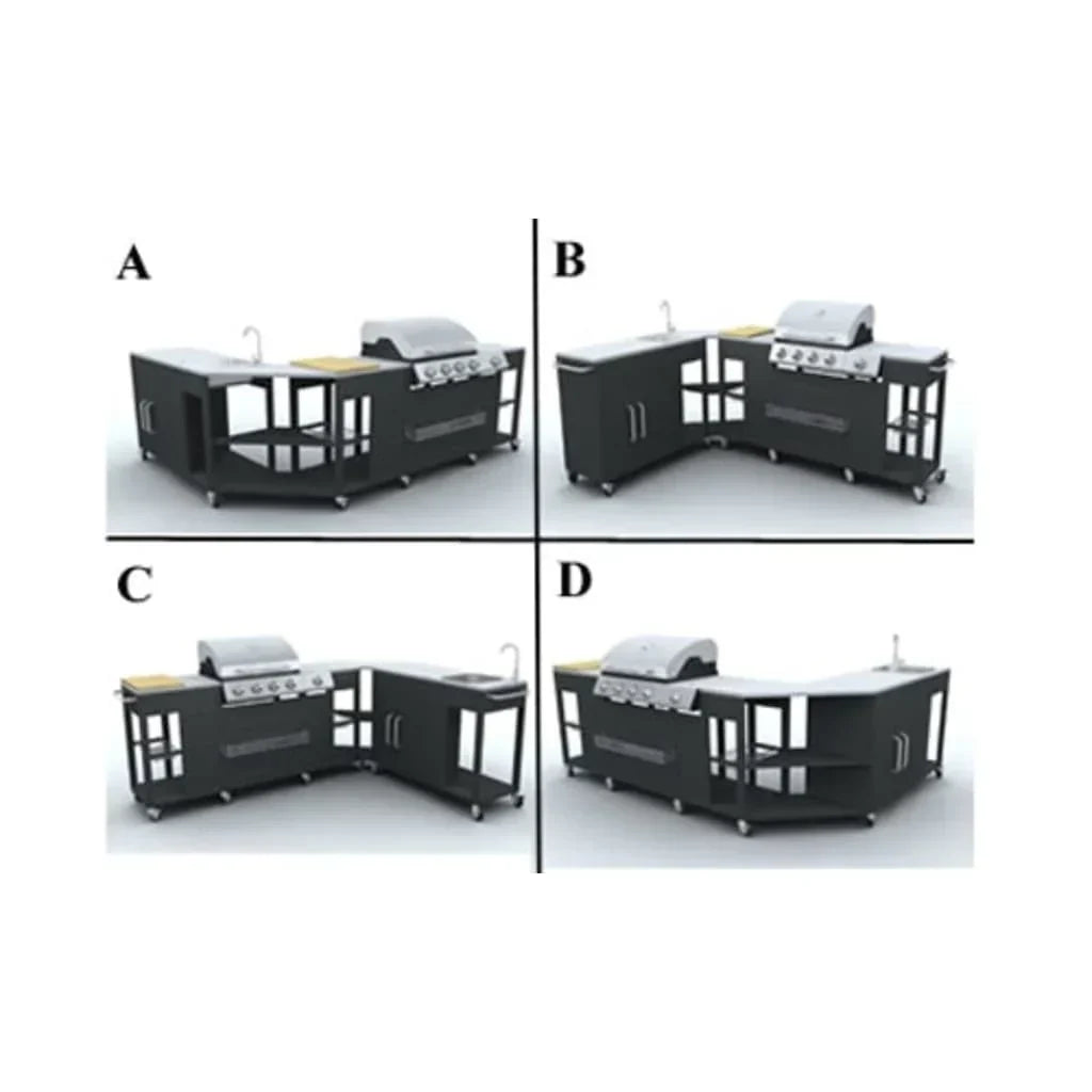 Grill gazowy Barbacoa 4+1 palniki VidaXL