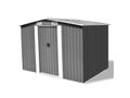 Metalowy Domek Ogrodowy MAISON EXCLUSIVE Szary 257x205x178 cm
