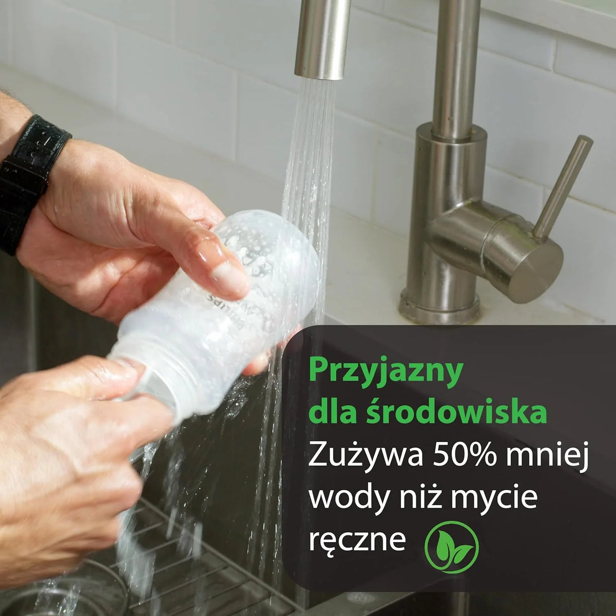 Baby Brezza Myjka do butelek Pro – urządzenie do czyszczenia butelek dziecięcych 3 w 1; mycie, sterylizacja, suszenie – uniwersalne czyszczenie wszystkich butelek: plastikowych + szklanych + smoczków