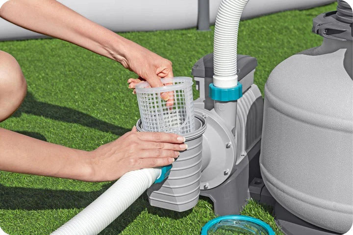 Bestway pompa piaskowa do basenu, filtr do basenów, 11355 L/h, złączki, węże