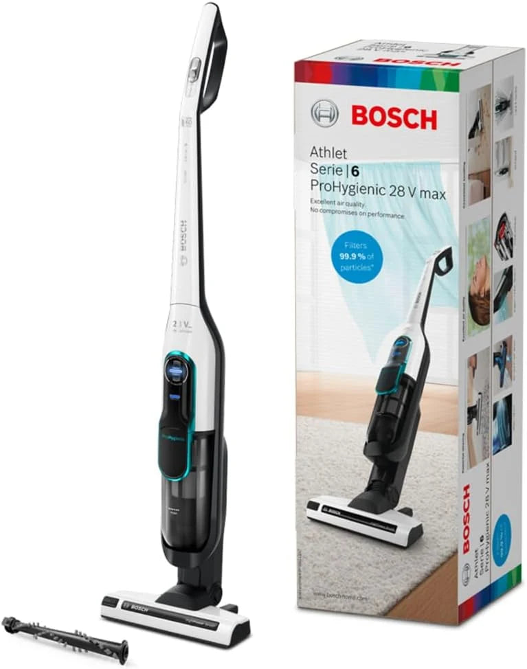 Bosch - Bezprzewodowy odkurzacz Athlet ProHygienic, seria 6, do 60 minut pracy, biały, BCH86HYG2