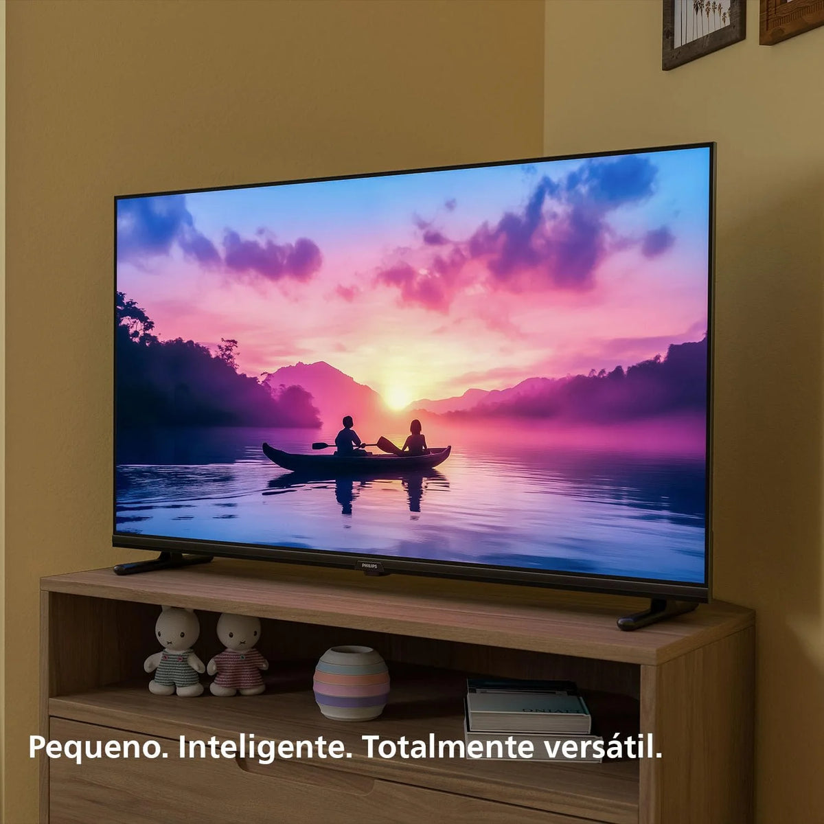 40PFS6000 HD LED Smart TV – Telewizor 40 cali z Pixel Plus, systemem Titan OS i dźwiękiem Dolby Digital – Działa z asystentami Alexa i Google Voice