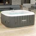Arebos Pompowane | Whirlpool Pure | | 4-osobowe | 130 dysz masujących | Spa Dobroczynne Ogrzewanie | 550 litrów | z pokrywą | Bubble Spa i masaż relaksacyjny