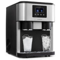 Klarstein Maquina de Hielo Doméstica, 1,8L, Szary, Kostkarka do Lodu 15 kg, do Robienia Kostek Lodu i Kruszonego Lodu w Domu, z Panelem Dotykowym i Systemem Łatwego Czyszczenia, Funkcja Szybka