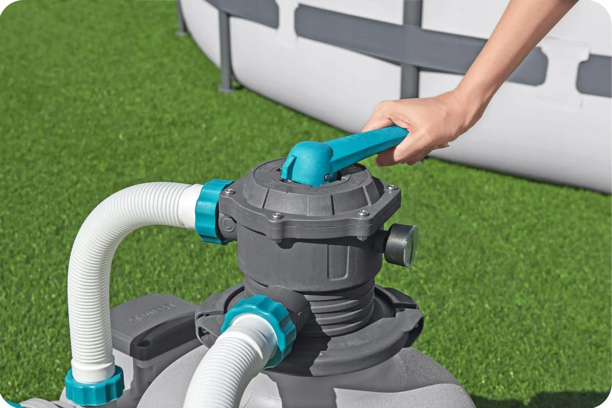 Bestway pompa piaskowa do basenu, filtr do basenów, 11355 L/h, złączki, węże