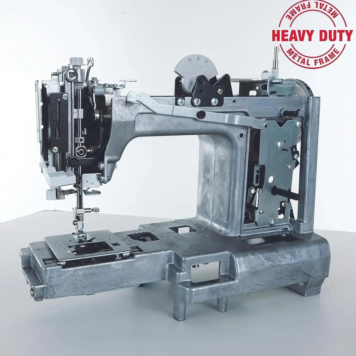 Mechaniczna Maszyna Do Szycia Singer Heavy Duty 4432, 32 Ściegi, Mocny Silnik, Automatyczna Dziurka Na Guziki, Automatyczny Nawlekacz, Wzmocniona Płyta Ze Stali Nierdzewnej
