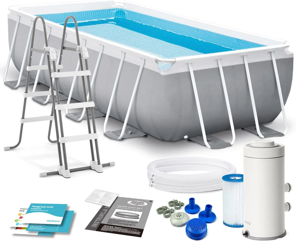 Basen stelażowy prostokątny Intex Prism Frame 4M X 2M X 1M