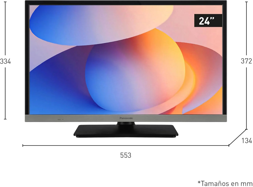 Panasonic TB-24S40AEZ, seria S40, 24-calowy telewizor Smart TV HD LED, 2024, TiVo, sterowanie głosowe Google i Alexa, tryb gry, odtwarzacz multimedialny, HDR, HDMI, WLAN, wyjątkowe wrażenia wizualne