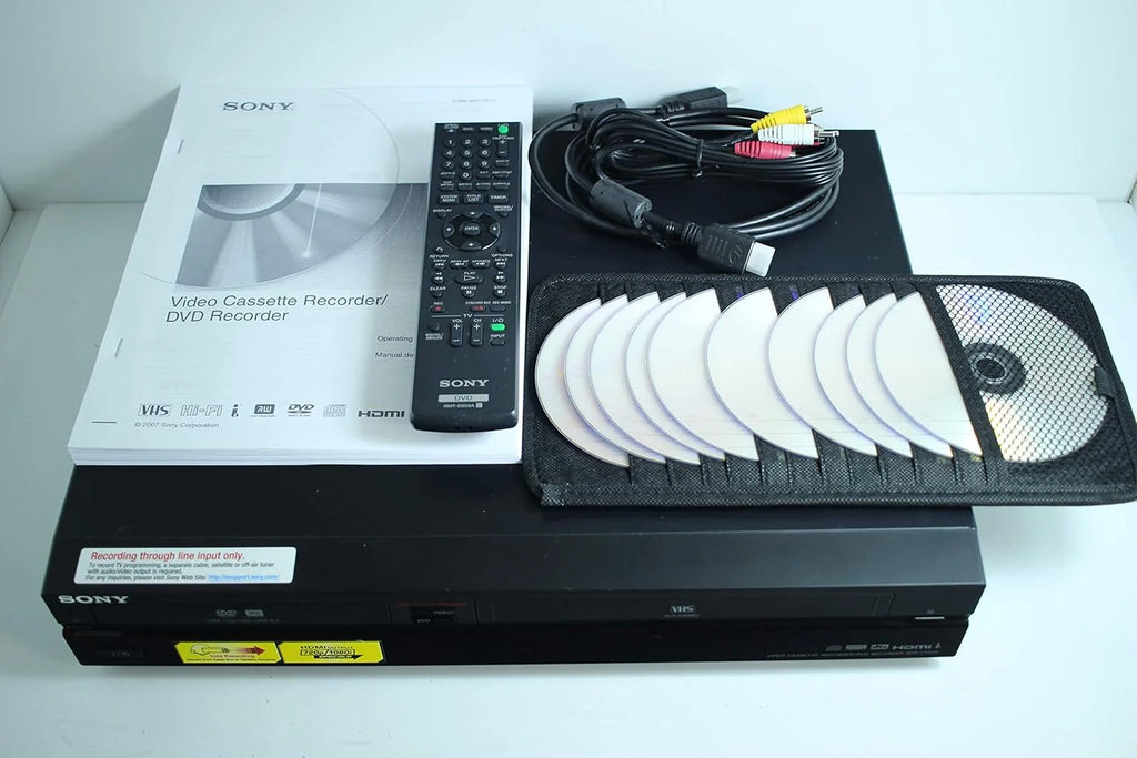 Zestaw VHS na nagrywarkę DVD VCR z pilotem, HDMI