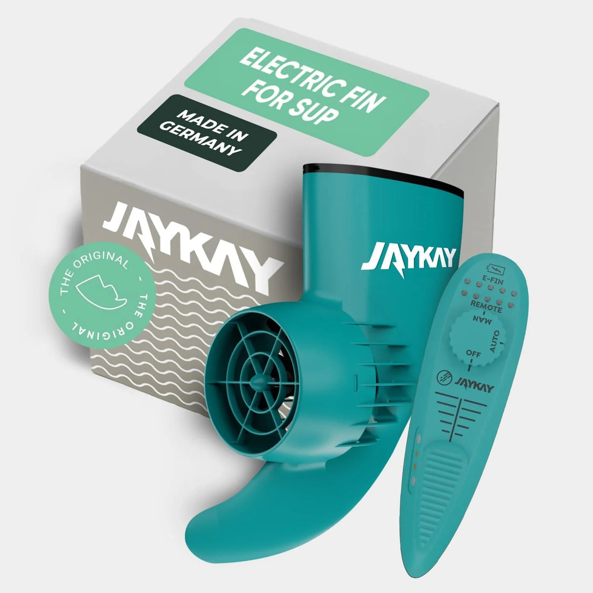 JayKay Sup E-Fin | Płetwa elektryczna do desek SUP, kajaków i windsurfingu | do 6 godzin działania