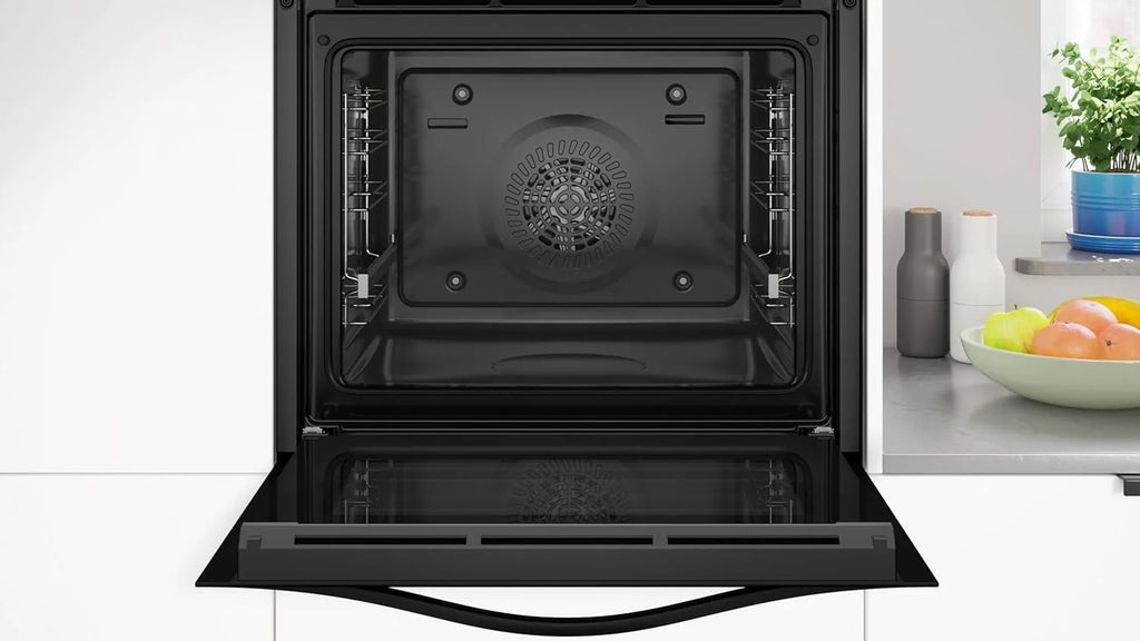 Balay - Piekarnik wielofunkcyjny, 60 cm, Control Comfort, Aqualisis, prowadnice jednopoziomowe, białe szkło, 3HB5131B3