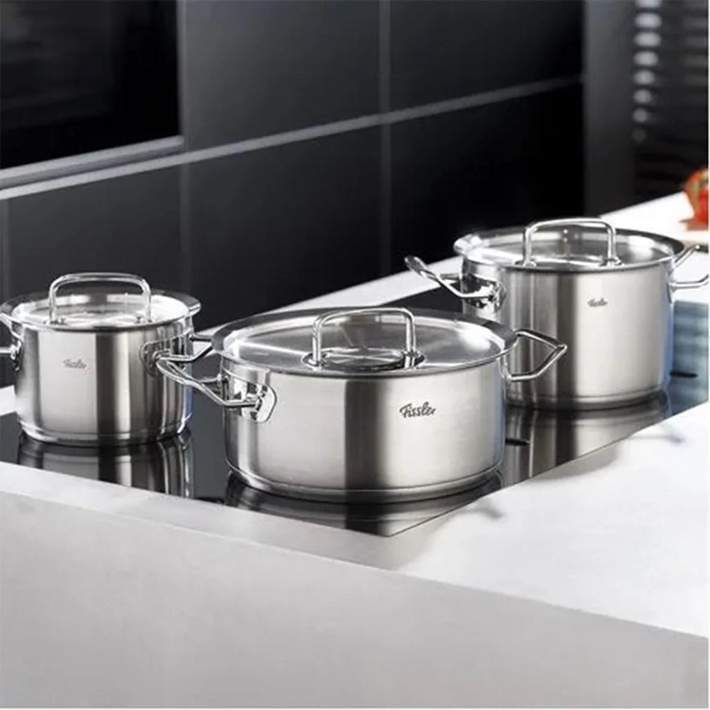 Fissler Original-Profi Zestaw Garnków z Rondlem, Stal 18/10, Srebrny, 5 sztuk