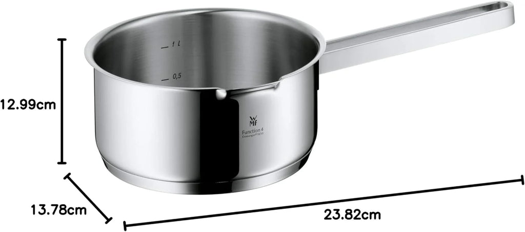 Wmf Function 4 Cookware Set, Metal, Silver, 5 Pieces