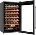 Cecotec Chłodziarka do wina 34 butelki Bolero Grandsommelier 34030 inox compressor, 80 L, Chłodzenie kompresorowe, Regulacja temperatury od 5 do 18ºC, Sterowanie dotykowe, Wyświetlacz, Oświetlenie LED wewnętrzne.