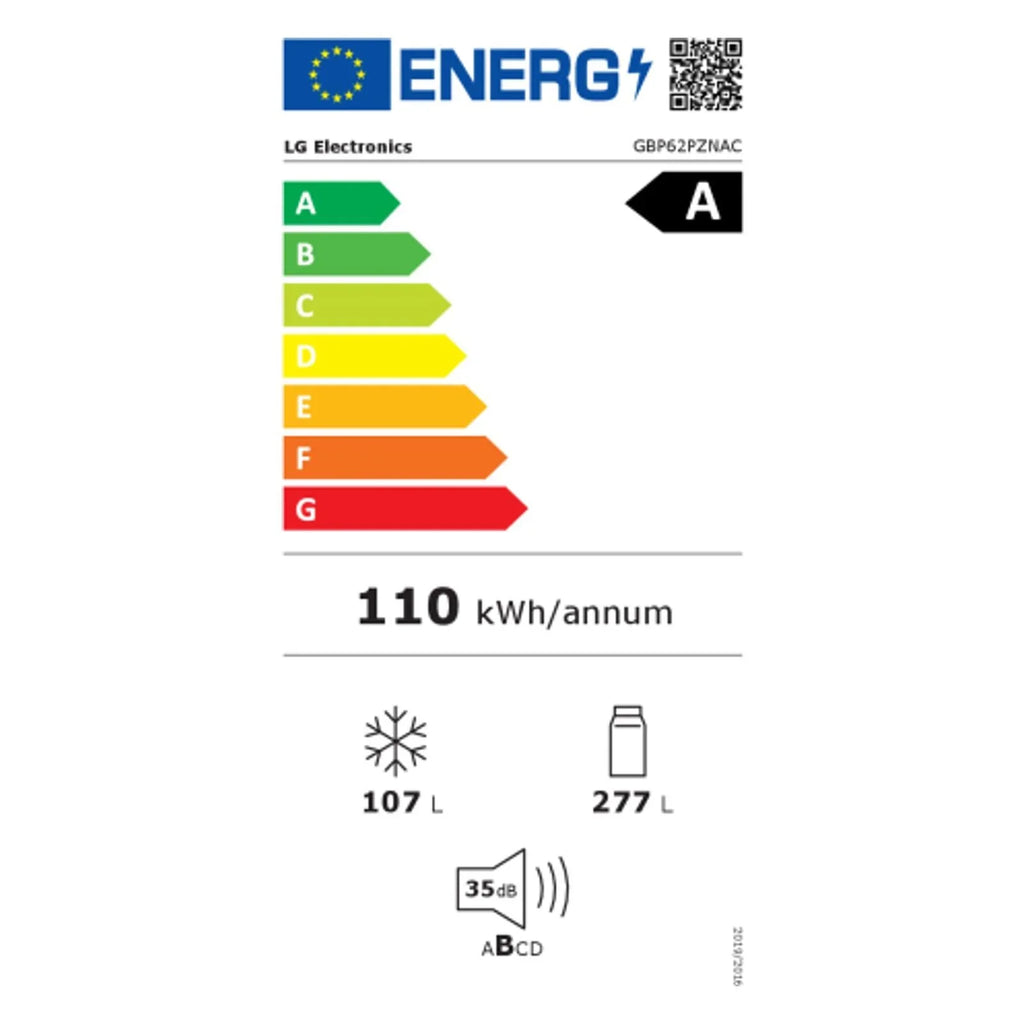 2026 Lodówko-zamrażarka LG GBP62PZNAC z Kompresorem Liniowym Inverterowym