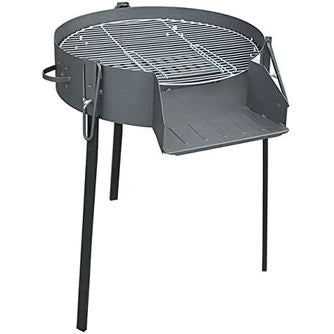 Flores Cortes - Okrągły Grill z Podstawą 600 mm. Na Drewno i Węgiel