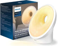 Philips Wake-up Light HF3651/01 Budzik imitujący światło słoneczne, Wiele opcji światła i dźwięku, Światło nocne i radio FM, z ładowarką mobilną, Tworzywo sztuczne, Biały, 12 x 19 x 19 cm, 1 kg