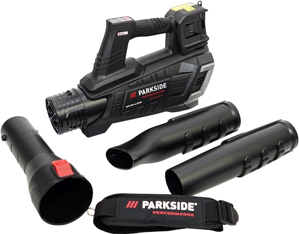 HEADNMORE® Zestaw Parkside Performance PPTLBA 40 – Dmuchawa do liści akumulatorowa (40 V, w zestawie breloczek)