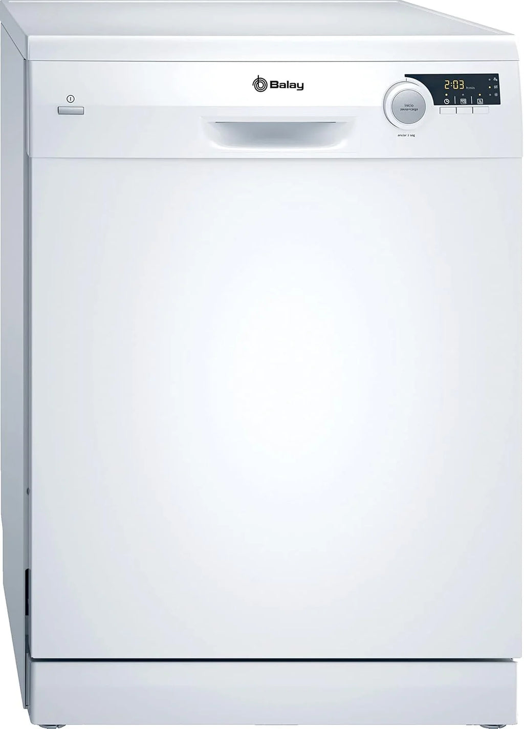 Balay - Zmywarka wolnostojąca, 60 cm, 12 kompletów naczyń, Program automatyczny codzienny, Pauza+Załadunek, ExtraCisza, Biała, 3VS506BP