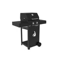 Grill dwupalnikowy stalowy gazowy (butan/propan) na kamienie lawy Pereda