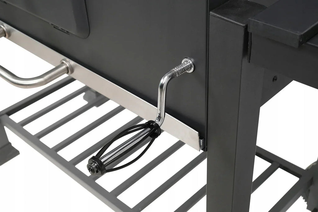 LARGE XXL CHARCOAL GRILL ADJUSTABLE CAST IRON GRATE 78x42.5mm 3 SHELVES LUND