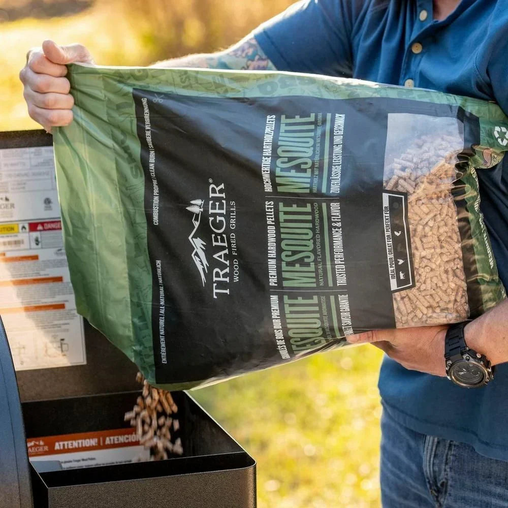 Pellet z drewna karobowego do grilla Traeger