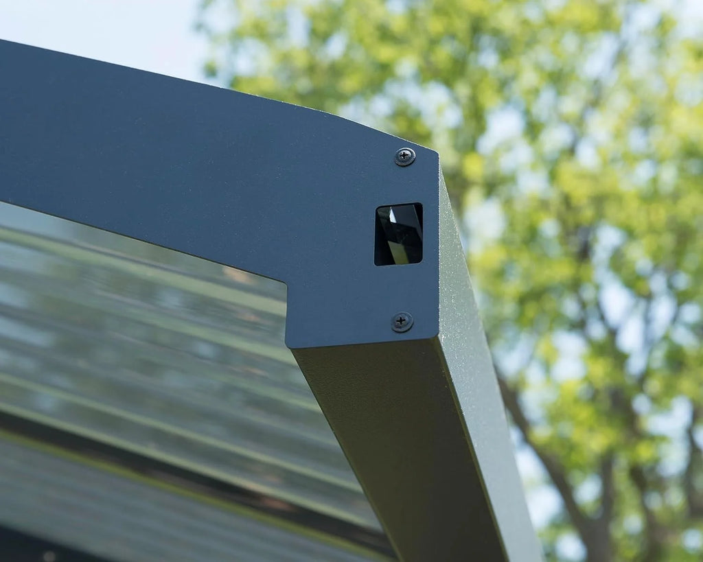Carport Canopia by Palram Arizona 5000 z poliwęglanu, wytrzymałe i nierdzewne aluminium, które chroni samochód przed światłem słonecznym