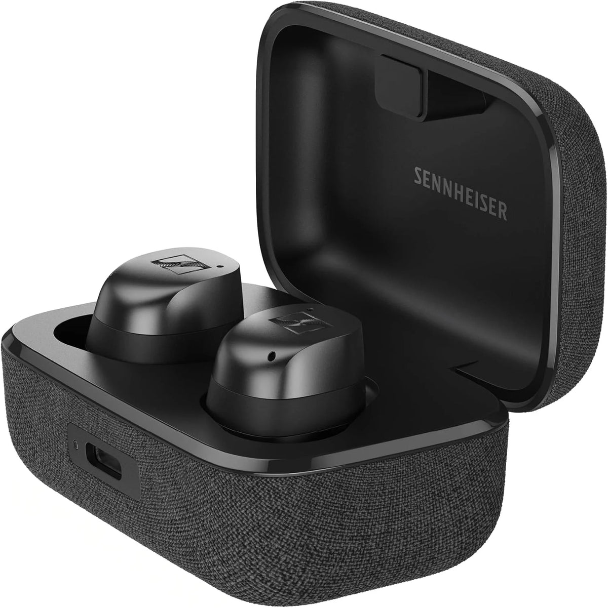 Sennheiser MOMENTUM True Wireless 4 - Słuchawki z technologią Bluetooth 5.4, krystalicznie czystym dźwiękiem, baterią wystarczającą na 30 godzin pracy i funkcją ANC – w kolorze grafitowej czerni
