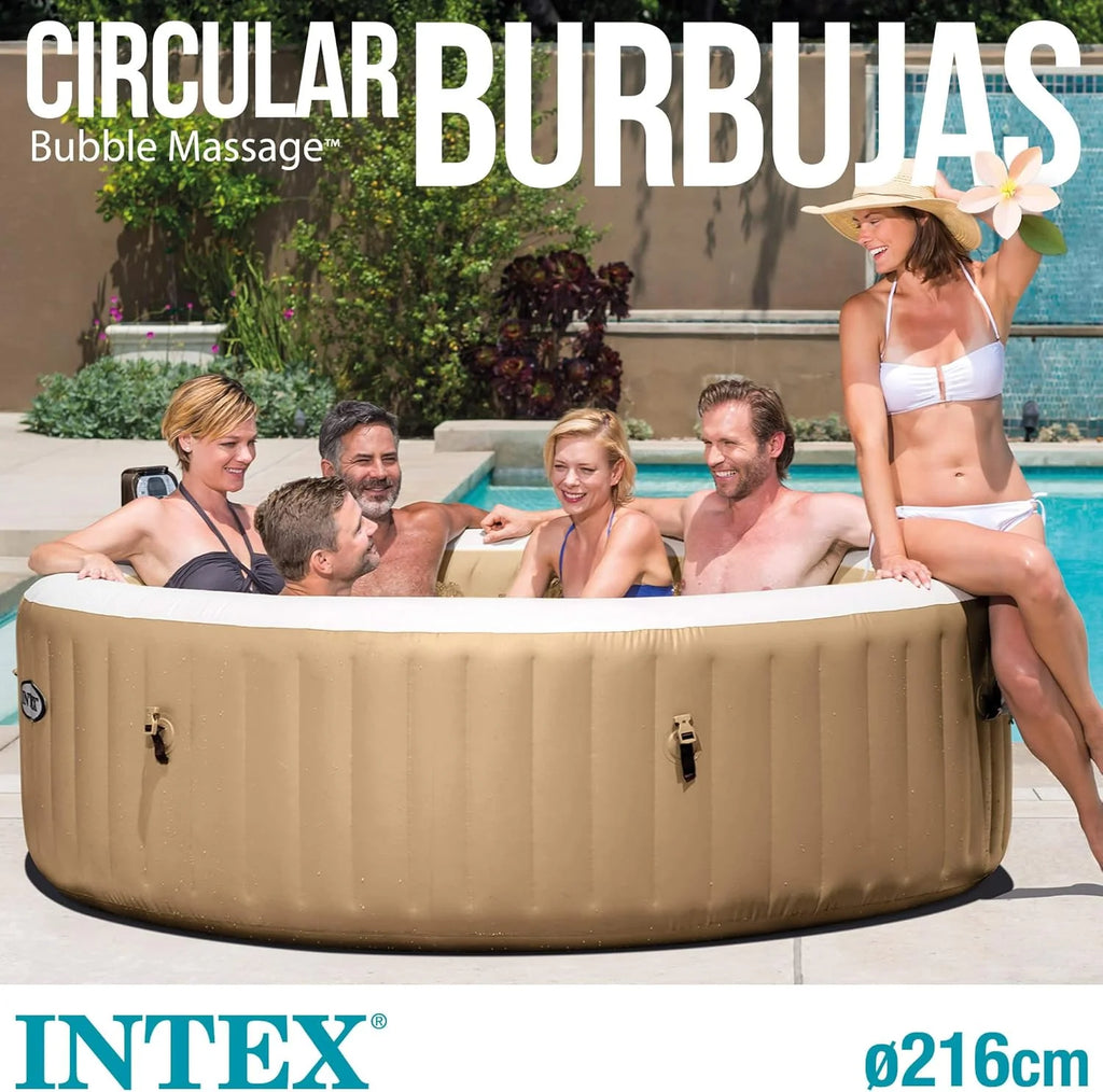 Intex 28428EX Nadmuchiwane SPA, beżowy, 6 osób