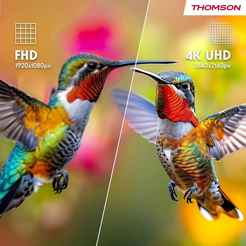 THOMSON 32 cale (81 cm) Go Plus, Przenośny Android 4K UHD – Dotykowy Ekran WiFi Bluetooth Sterowanie Głosowe, Hotspot, 4 Godziny Baterii, Możliwość Pochylenia i Regulacji Wysokości
