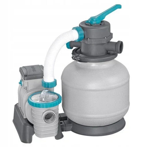 Bestway pompa piaskowa do basenu, filtr do basenów, 8327 l/h, złączki, węże
