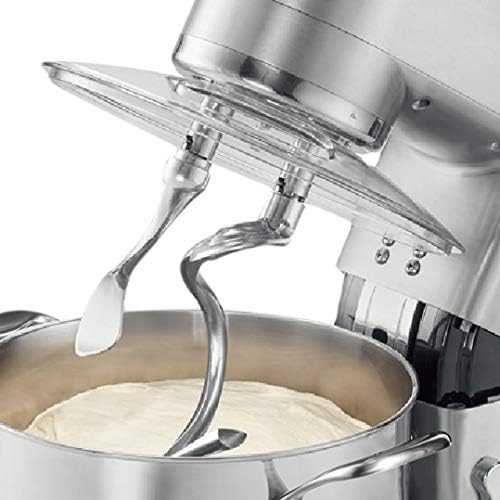 Robot planetarny RGV Pastaprof PL10S, pojemność 10 l, podwójny hak, 1500 W, 6 prędkości, kolor srebrny, W