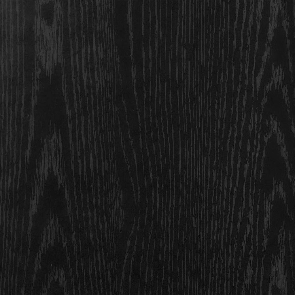 vidaXL Szafa Dąb Czarny 90x52x200 cm Sklejka, Nowoczesne Przechowywanie do Salonu, Szafa Prostokątna, Efektywny Organizer, Eleganckie i Oszczędzające Miejsce Rozwiązanie