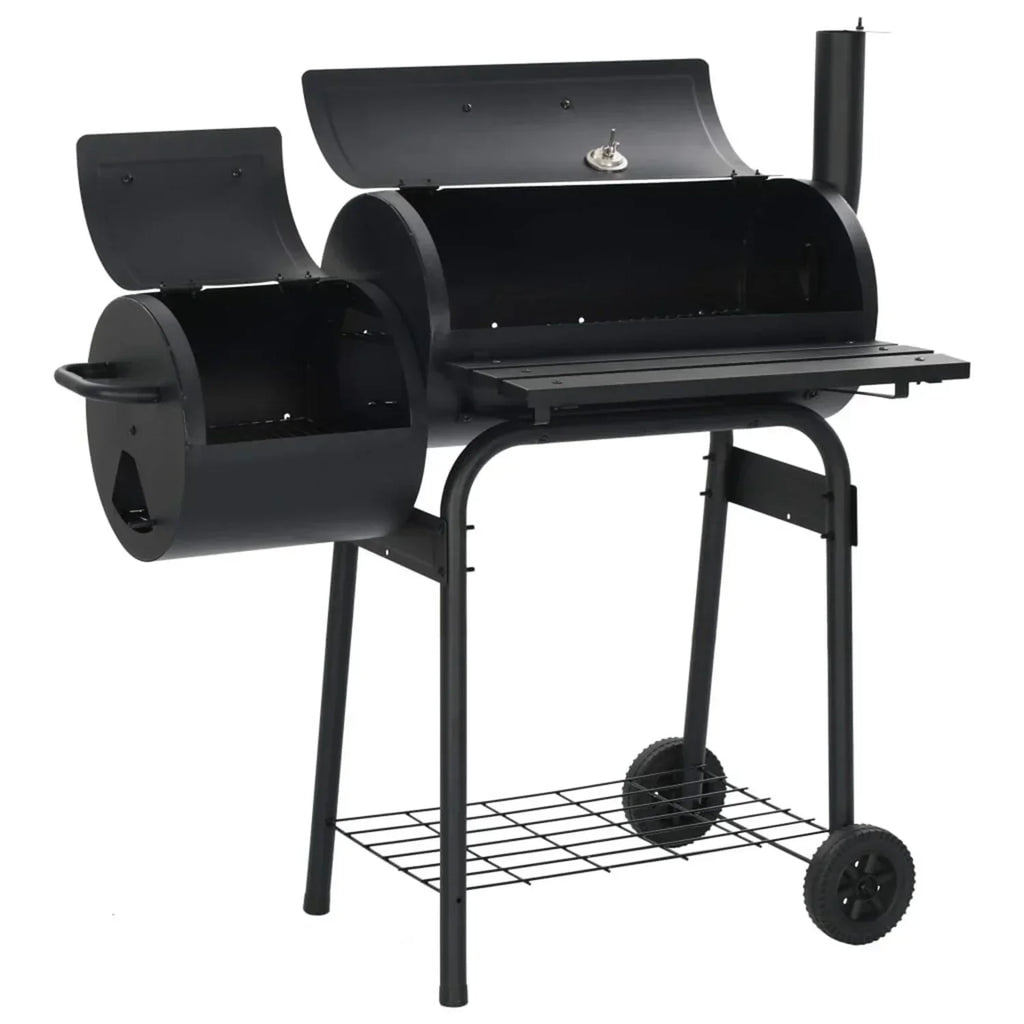 2026 Grill węglowy Vebreda do użytku zewnętrznego – Grill, wędzarnia i rożen na taras i do ogrodu