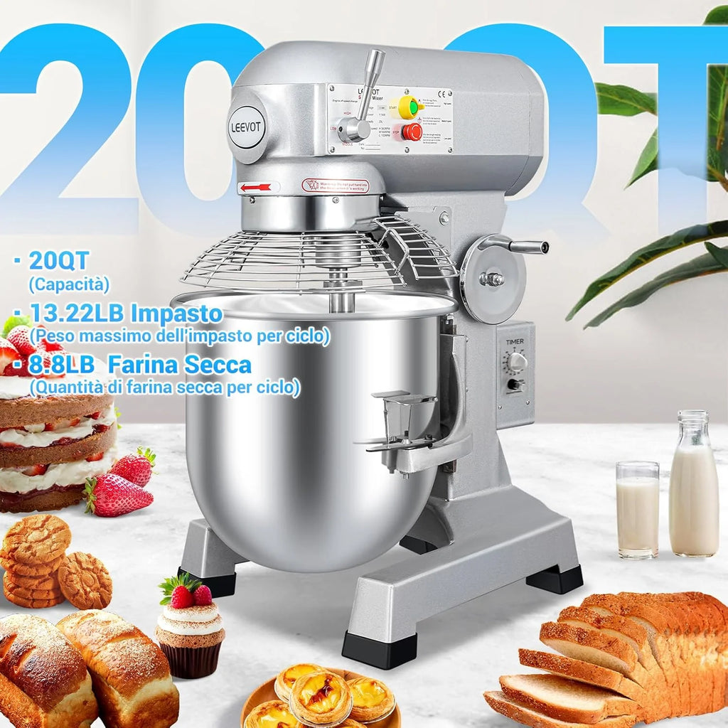 Miksery planetarne (1, wersja z timerem 20L)