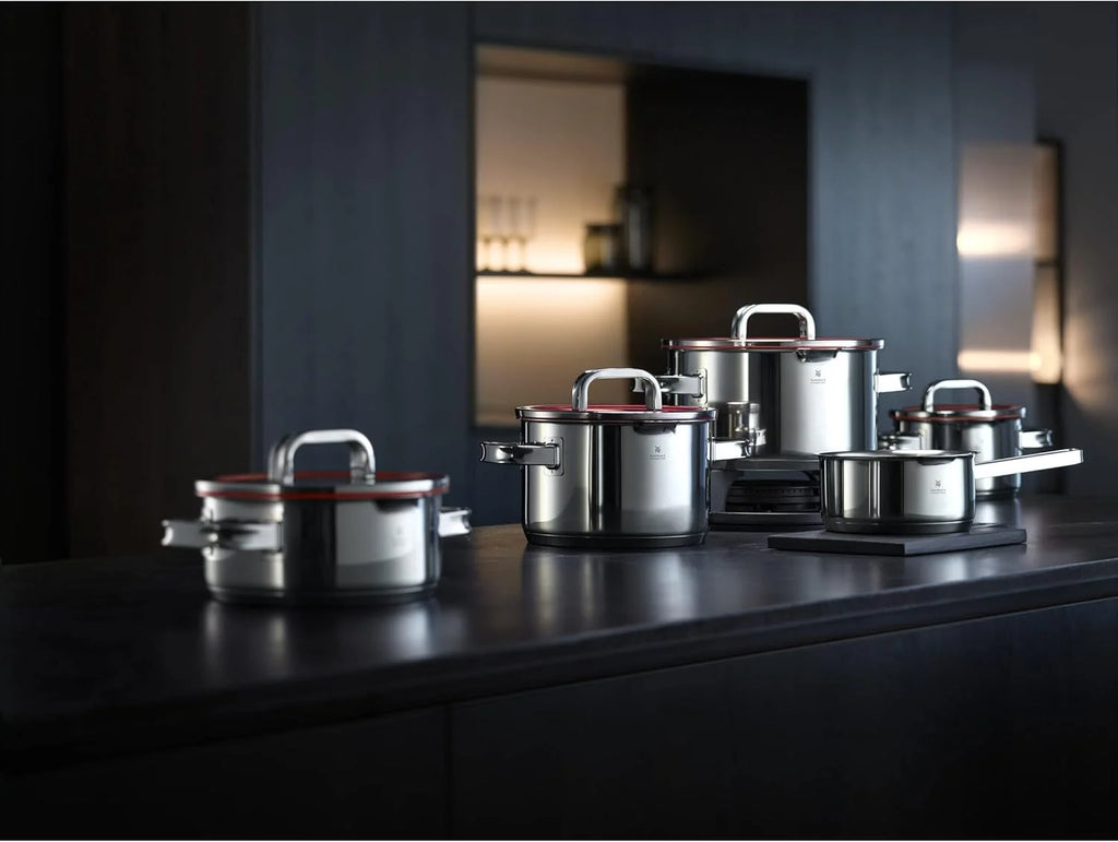Wmf Function 4 Cookware Set, Metal, Silver, 5 Pieces