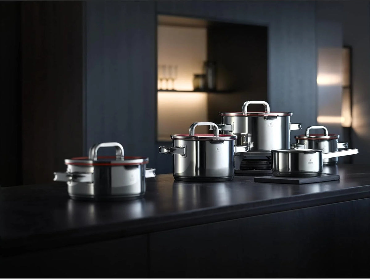 Wmf Function 4 Cookware Set, Metal, Silver, 5 Pieces