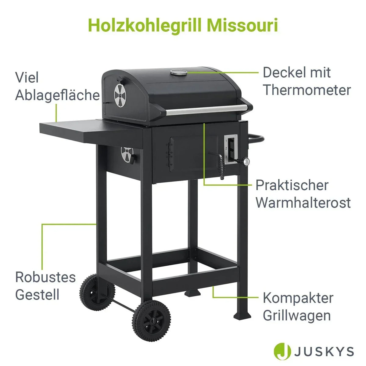 2026 Grill węglowy Barbacoa Missouri