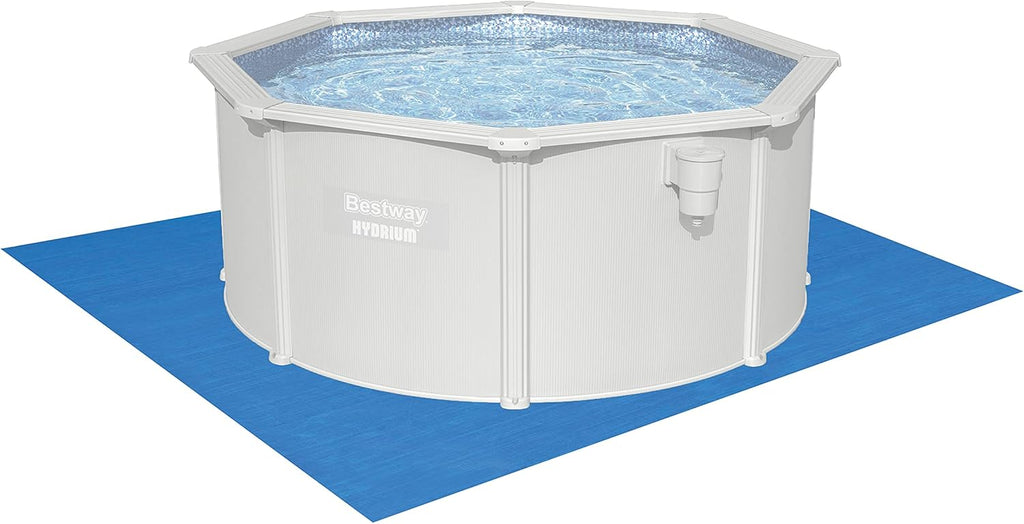 Bestway Hydrium - Basen ze stalowymi ścianami, z filtrem piaskowym, o średnicy 300 x 120 cm, szary, okrągły