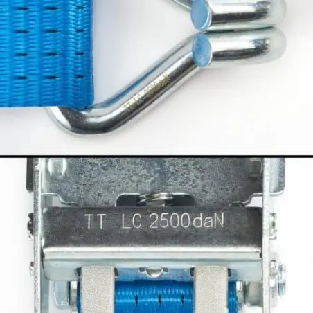 Pas transportowy z dużym napinaczem ERGO niebieski 5T 12m komplet - 429